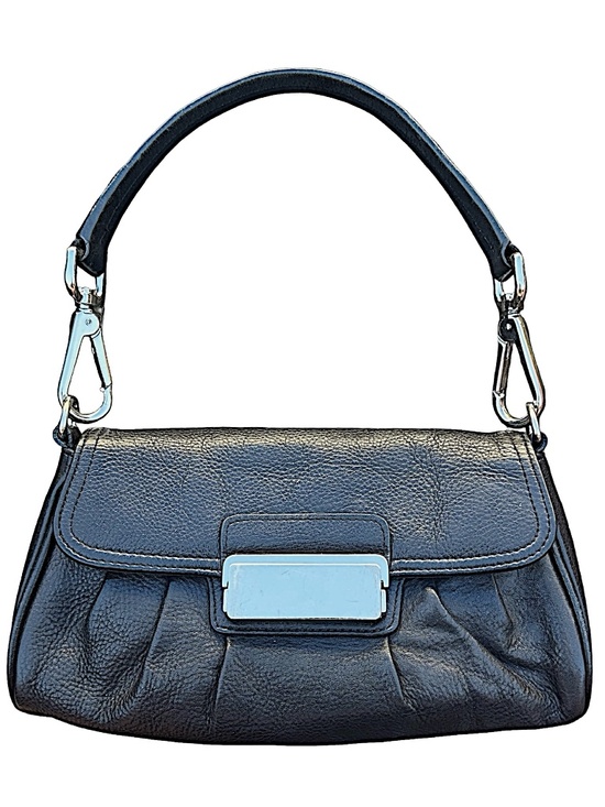 Express Handbags - EXPRESS Small Black Leather Handbag 10”x 5.5”
